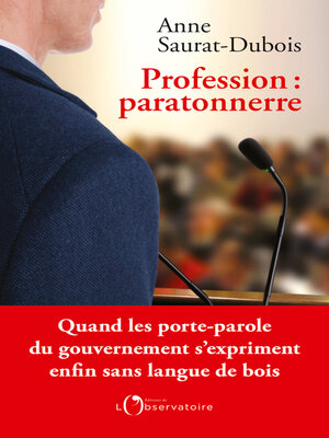 cover image of Profession paratonnerre